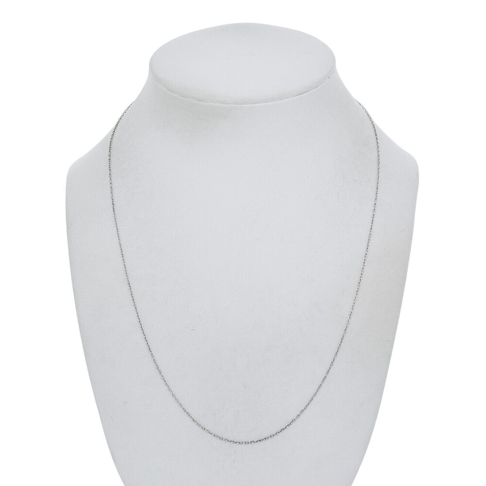 Cable Chain Necklace | Estate SU Sterling Silver 925 | 19.25"